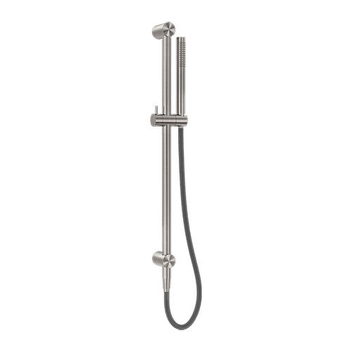 Zen SS316L Shower Rail & Outdoor Shower Hose | Brushed Nickel