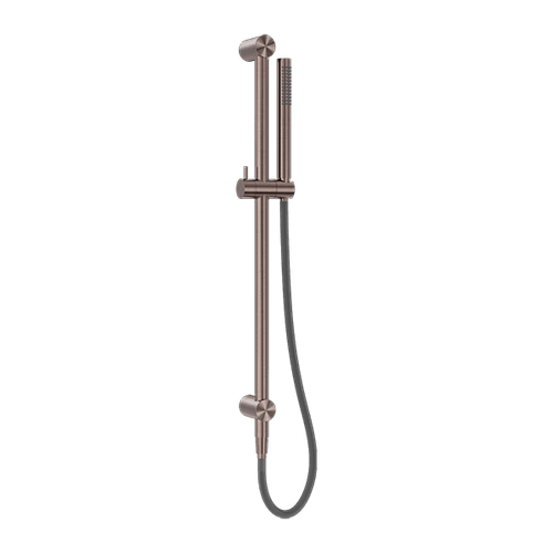Zen SS316L Shower Rail & Outdoor Shower Hose | Brushed Bronze