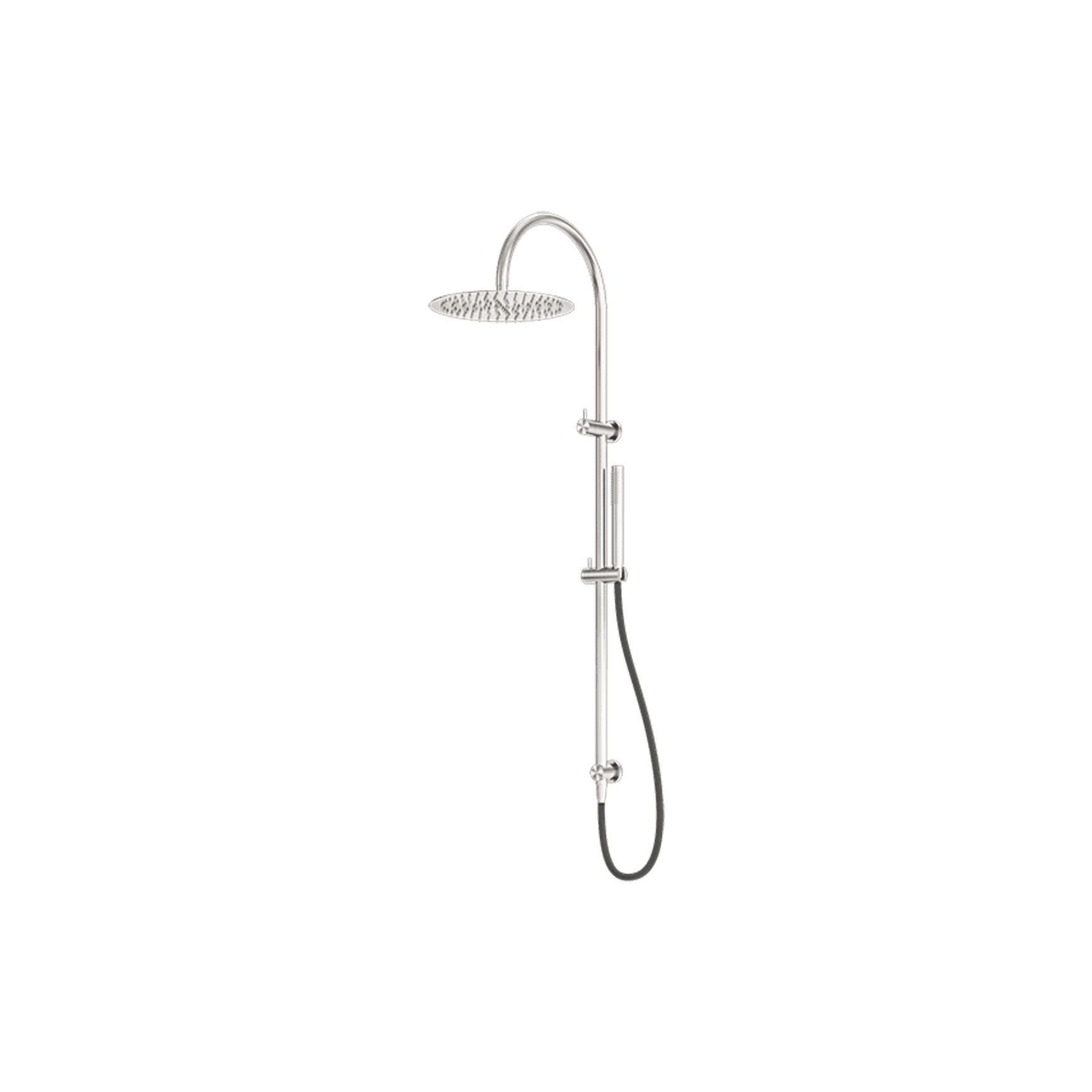 Zen SS316L Twin Shower & Outdoor Shower Hose | Brushed Nickel