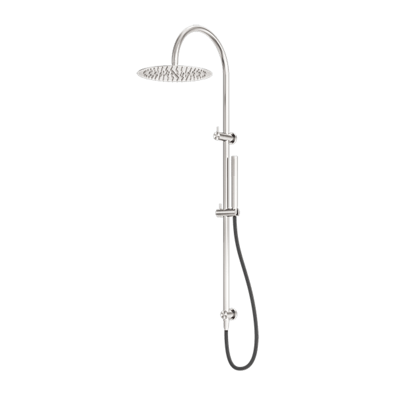 Zen SS316L Twin Shower & Outdoor Shower Hose | Brushed Nickel