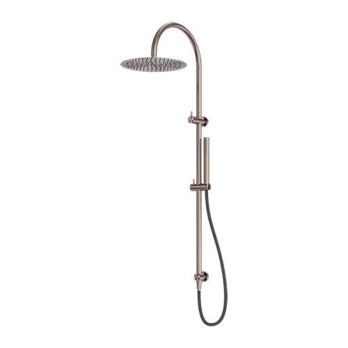 Zen SS316L Twin Shower & Outdoor Shower Hose | Brushed Bronze