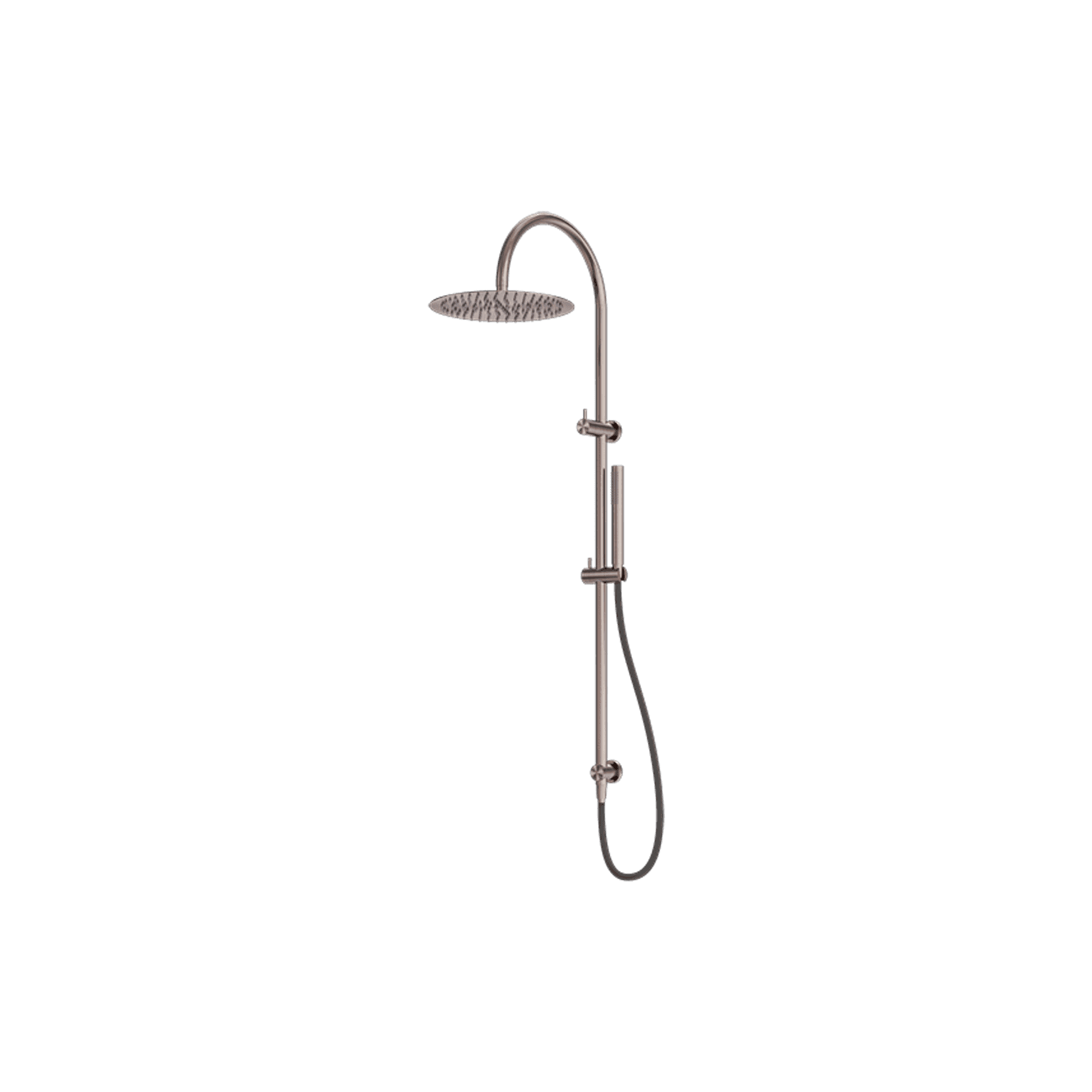Zen SS316L Twin Shower & Outdoor Shower Hose | Brushed Bronze