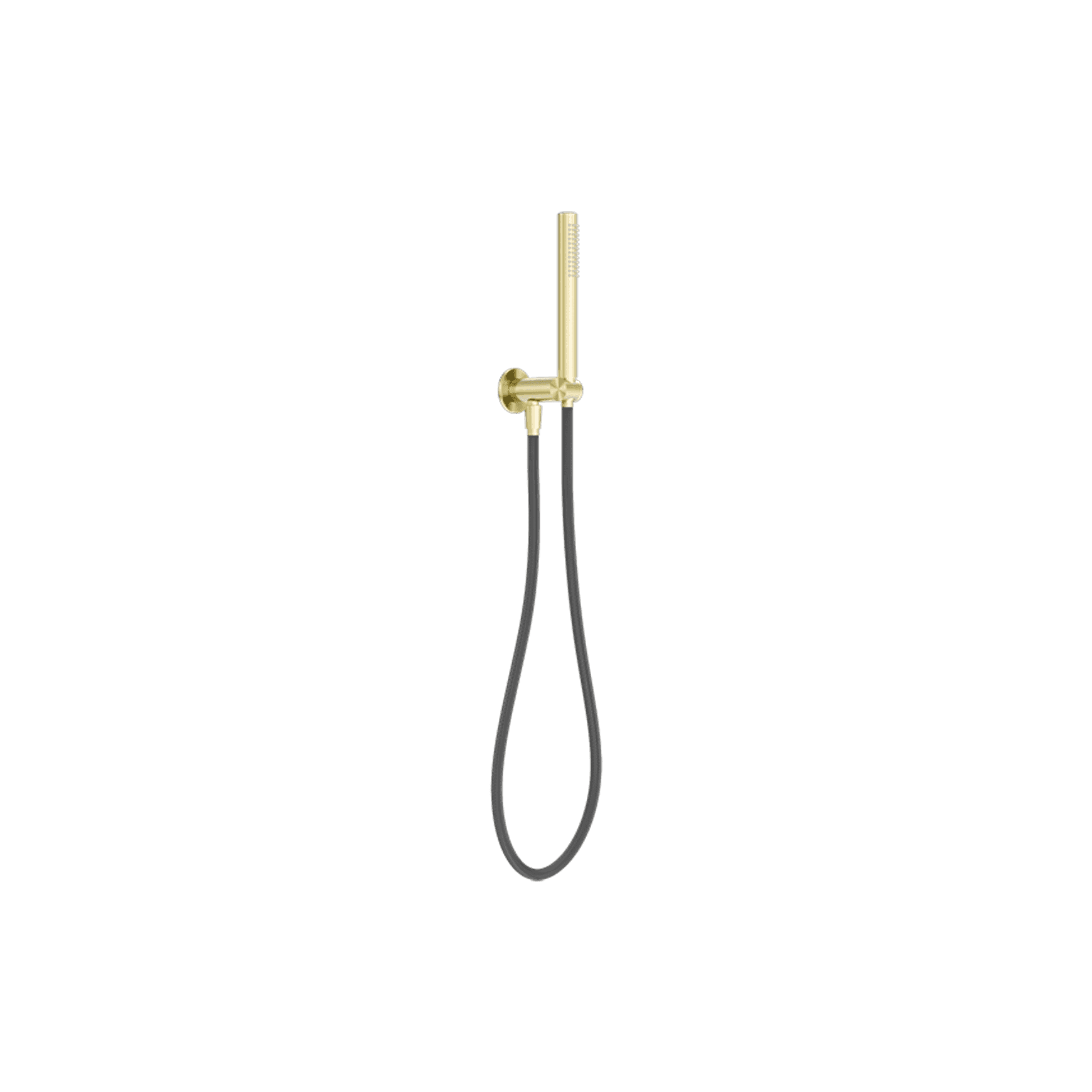 Zen SS316L Shower On Bracket & Outdoor Shower Hose | Brushed Gold