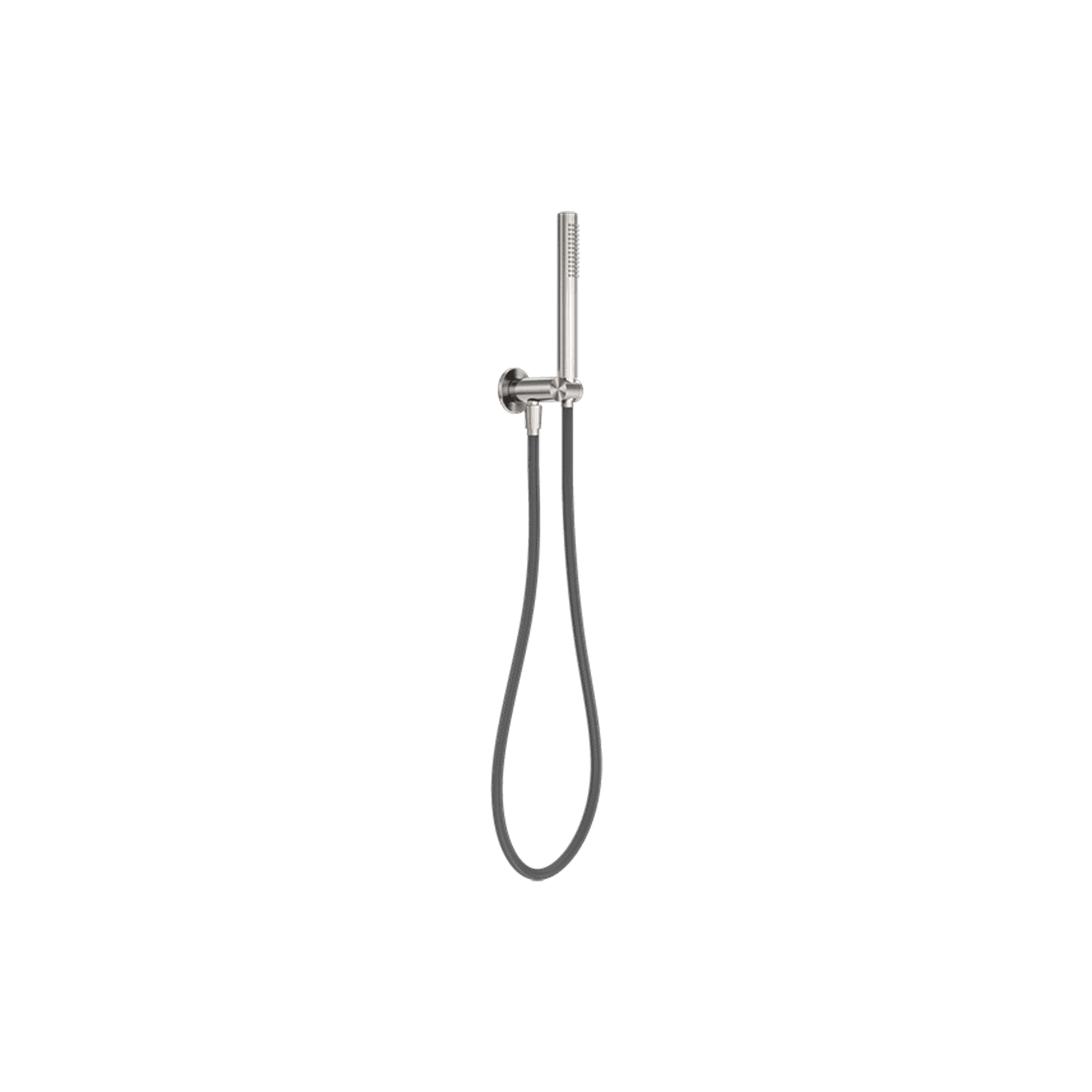 Zen SS316L Shower On Bracket & Outdoor Shower Hose | Brushed Nickel