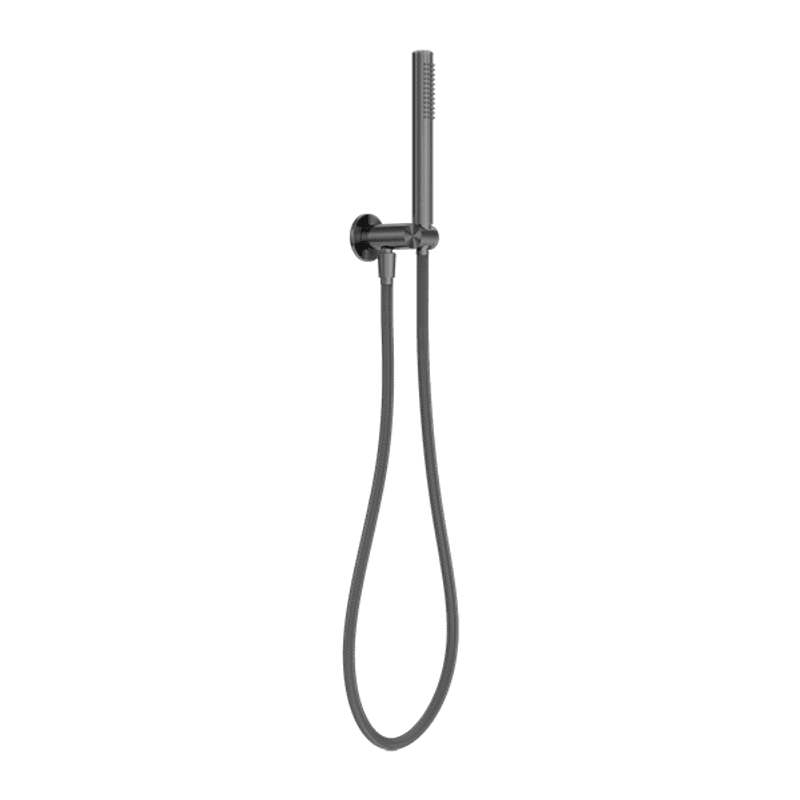 Zen SS316L Shower On Bracket & Outdoor Shower Hose | Graphite