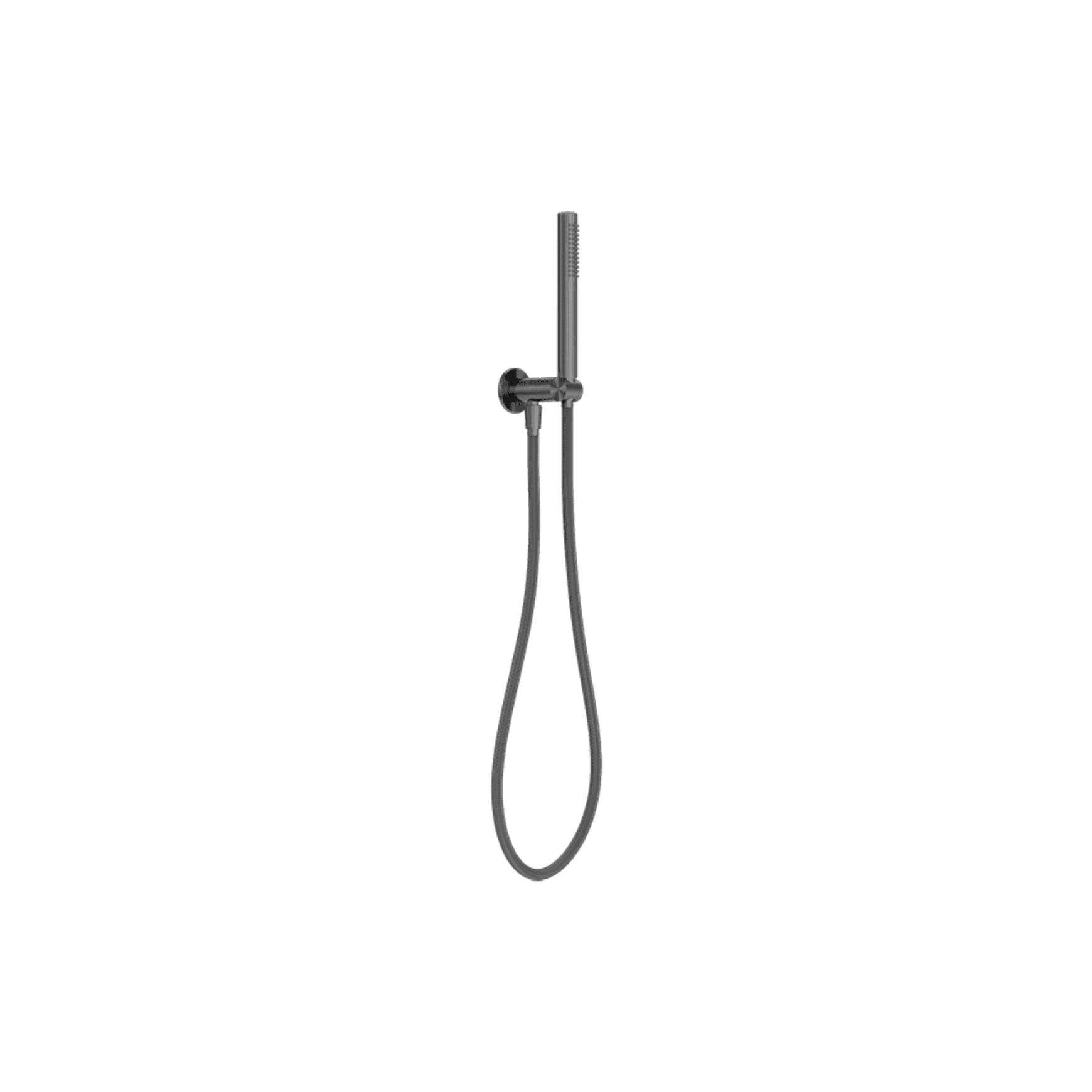 Zen SS316L Shower On Bracket & Outdoor Shower Hose | Graphite