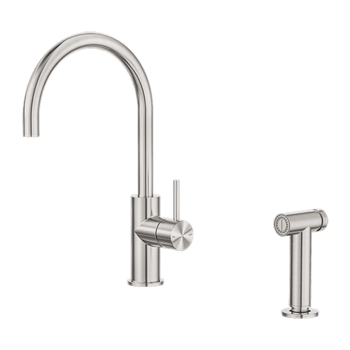 Zen SS316L Kitchen Mixer & Hand Spray | Brushed Nickel