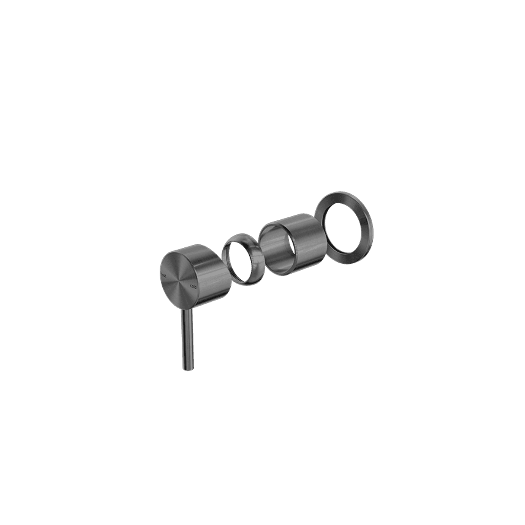Zen SS316L Shower Mixer Trim Kits | Graphite