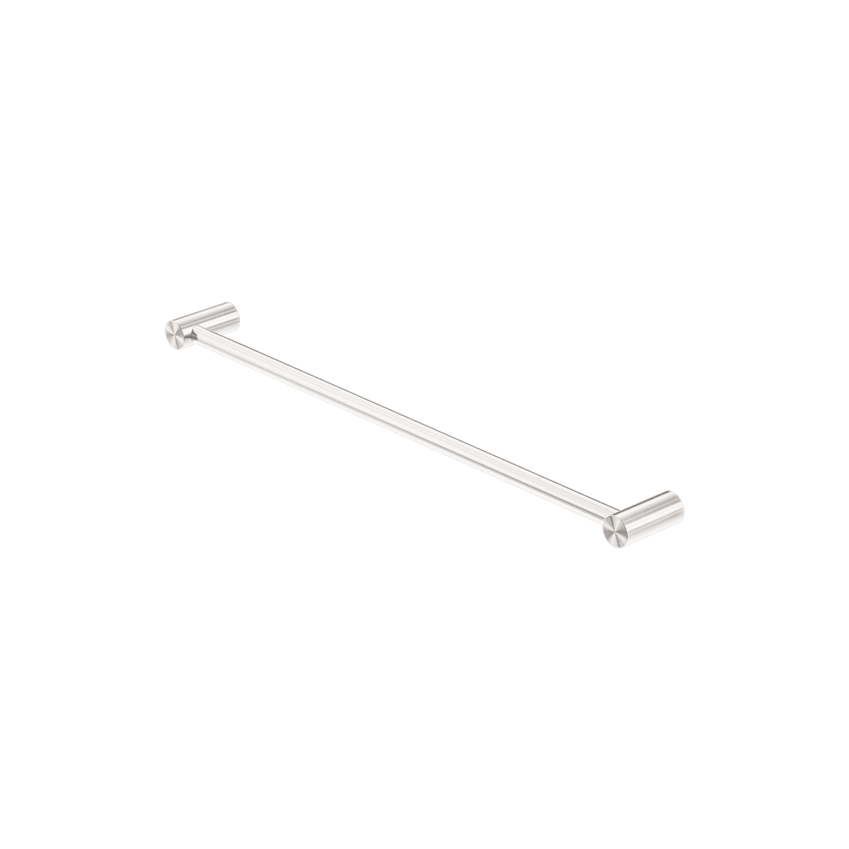 Zen SS316L Single Towel Rail 600mm | Brushed Nickel
