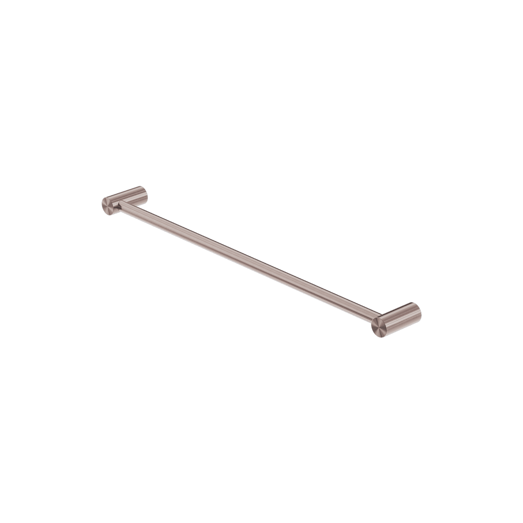 Zen SS316L Single Towel Rail 600mm | Brushed Bronze