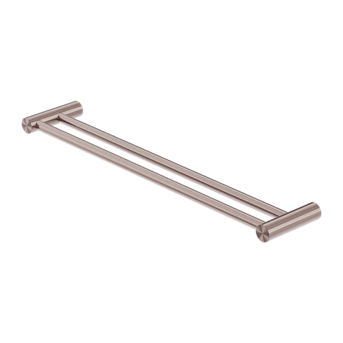 Zen SS316L Double Towel Rail 800mm | Brushed Bronze