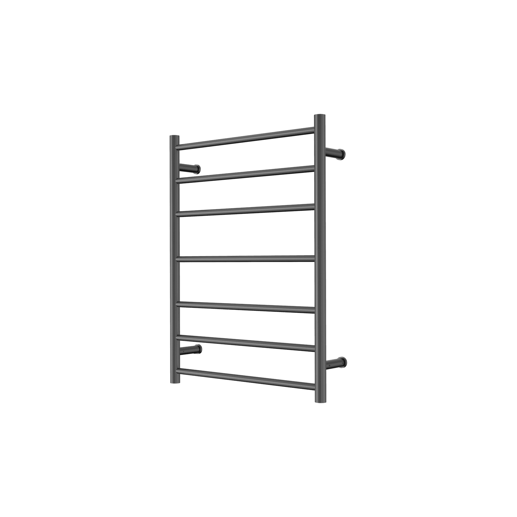 Mecca 240V 7 Bar Heated Towel Ladder Gun Metal