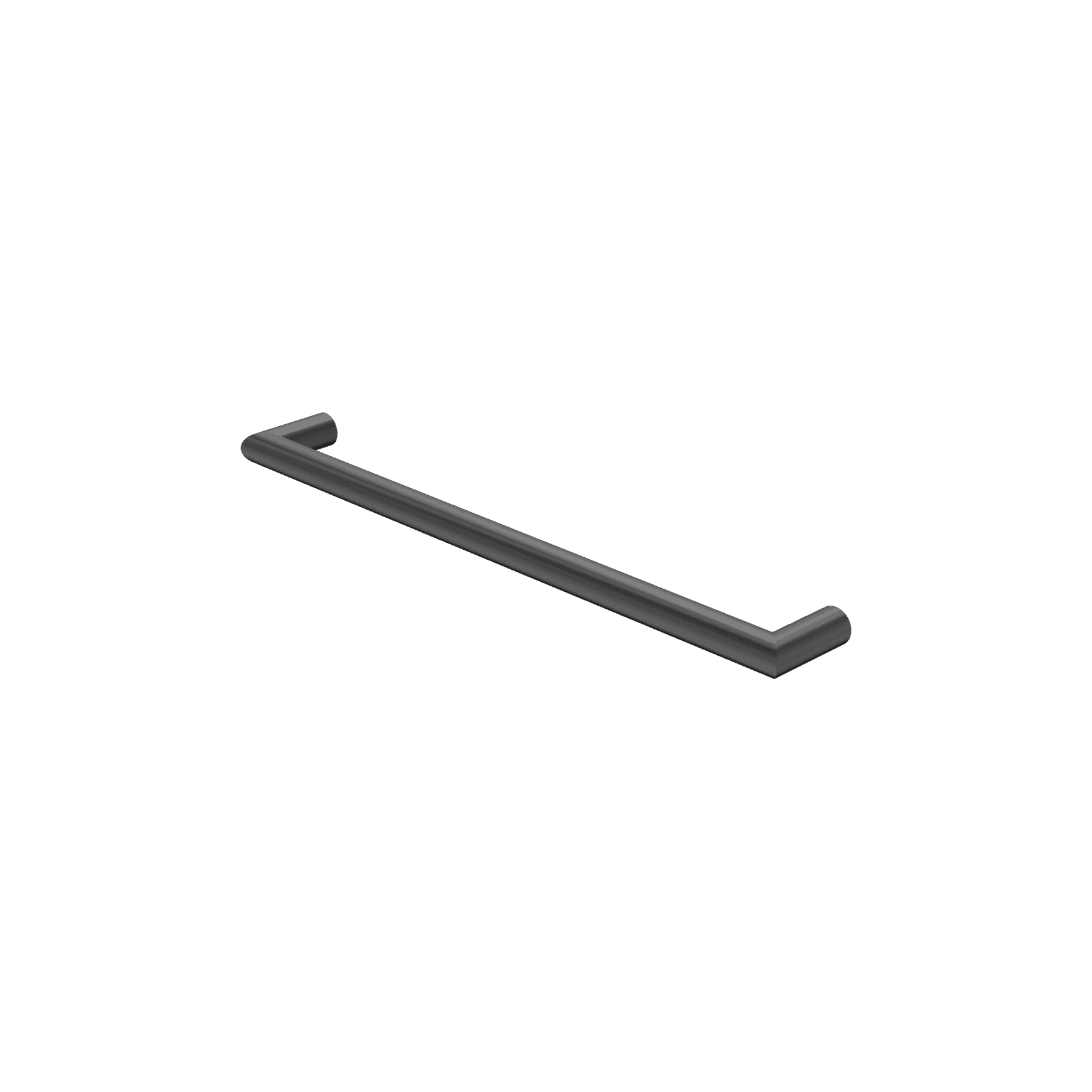 Mecca 240V Single Heated Towel Rail Graphite