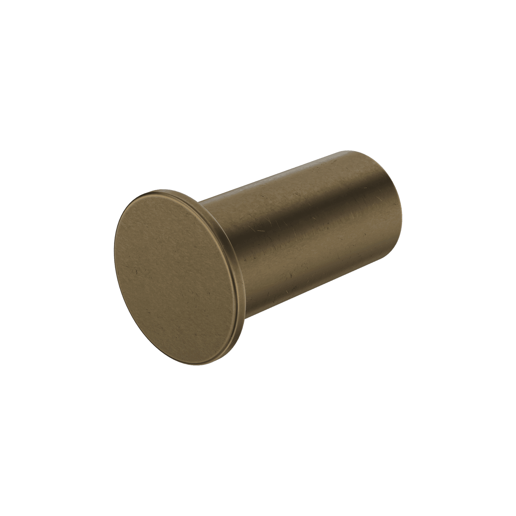Mecca Robe Hook Slim Tumbled Antique Brass