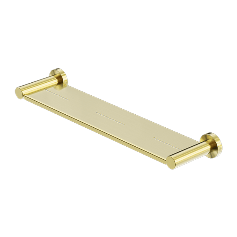 Mecca Metal Shower Shelf Brushed Gold