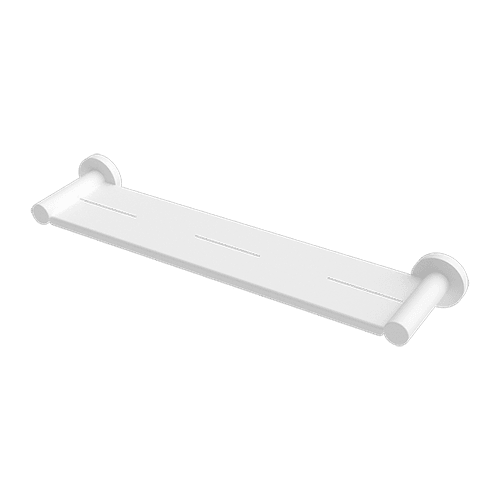 Mecca Metal Shower Shelf Matte White