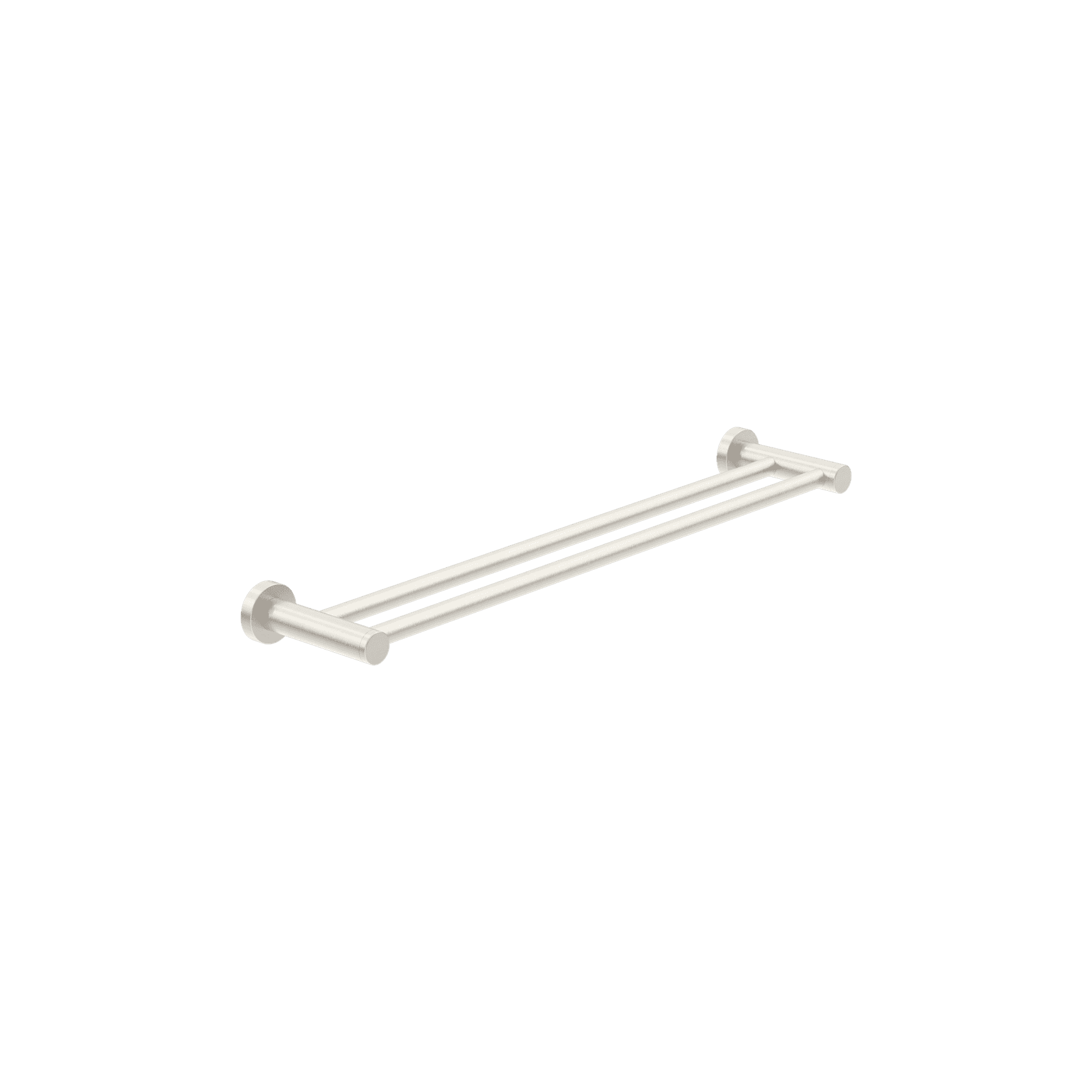 Dolce II Double Towel Rail 600mm Brushed Nickel