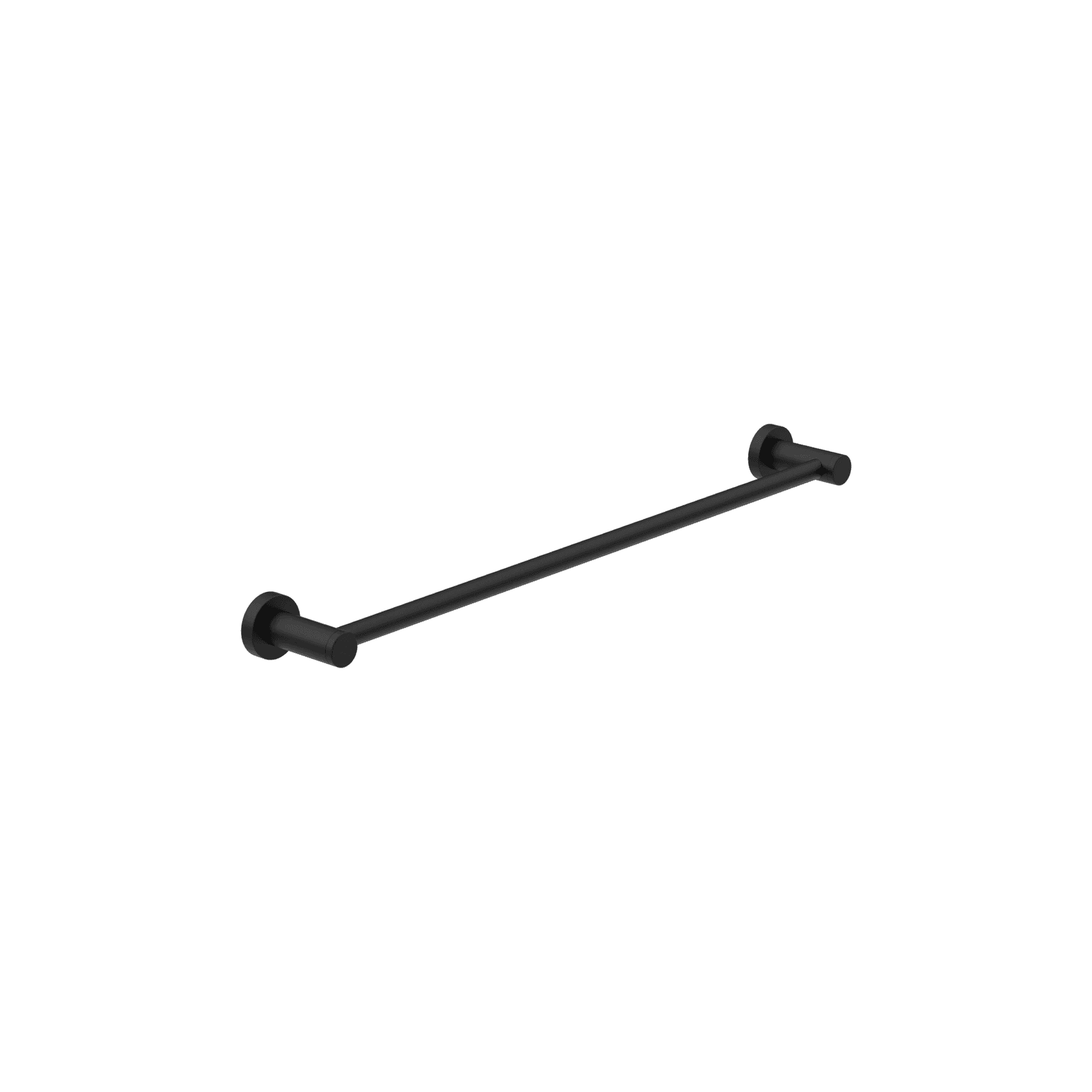 Dolce II Single Towel Rail 800mm Matte Black