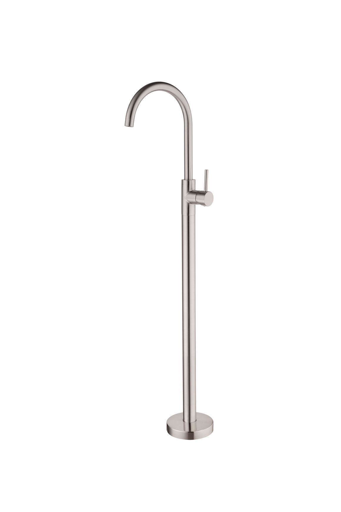 Mecca Freestanding Bath Mixer Brushed Nickel