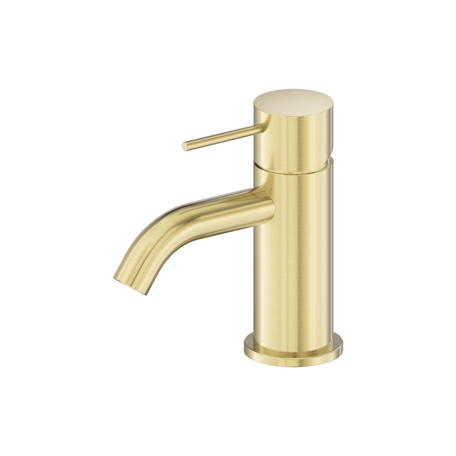Mecca Mini Basin Mixer Brushed Gold