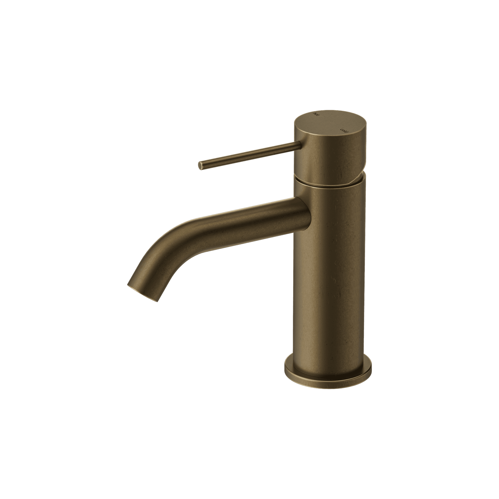 Mecca Basin Mixer Tumbled Antique Brass