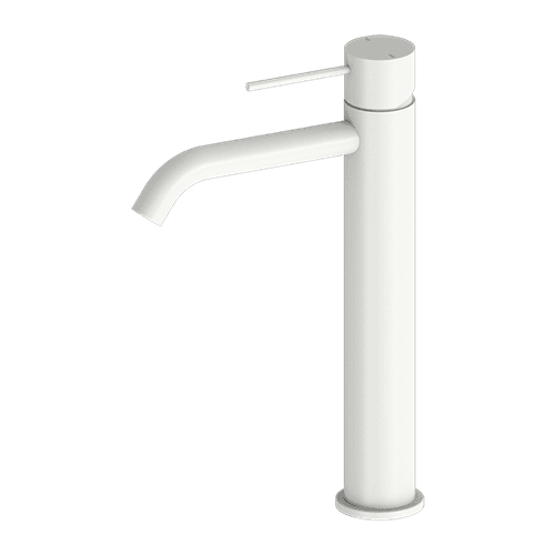 Mecca Tall Basin Mixer Matte White