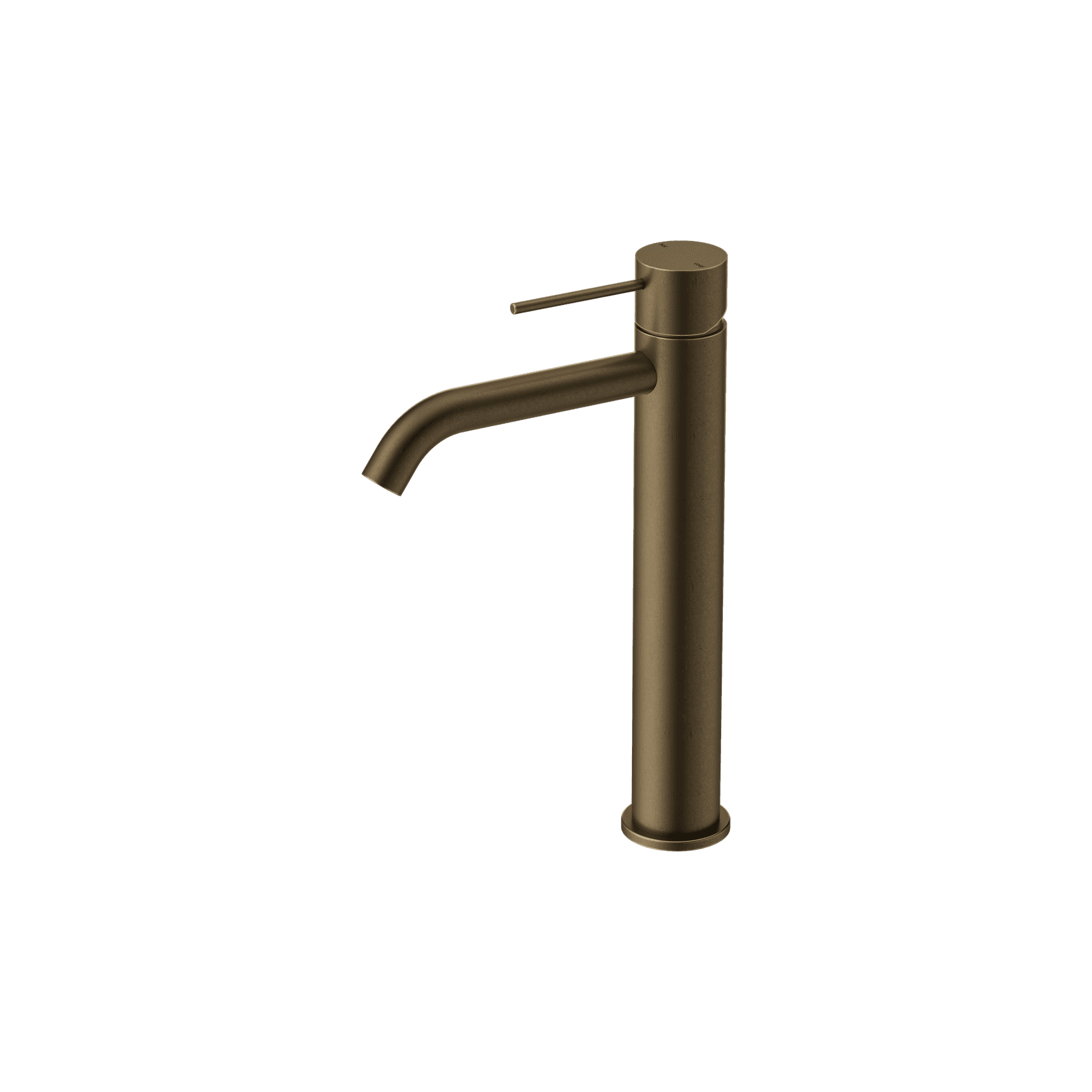 Mecca Tall Basin Mixer Tumbled Antique Brass