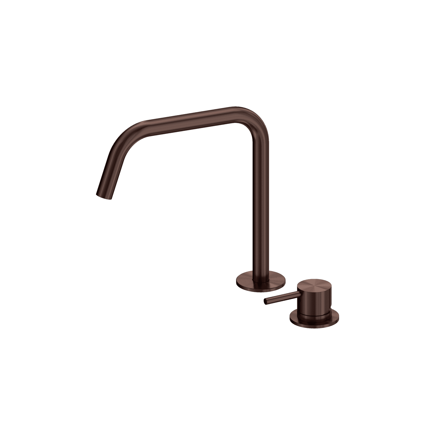 Mecca Hob Bath/Kitchen Mixer Set Edge Spout II Rome Bronze