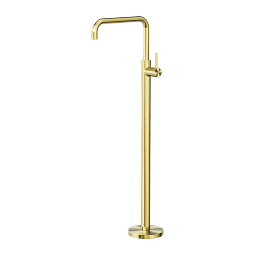 Mecca Freestanding Bath Mixer Square Shape Brushed Gold