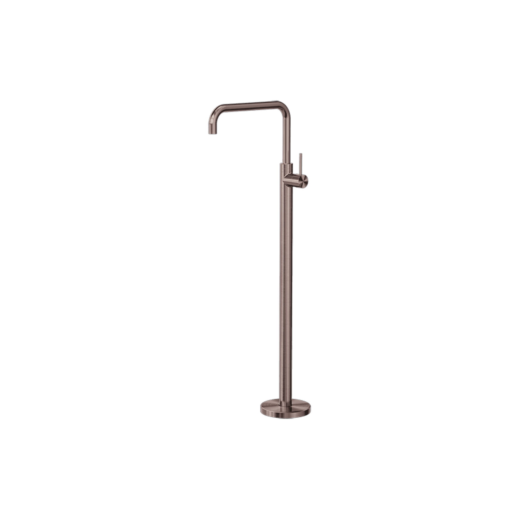 Mecca Freestanding Bath Mixer Square Shape Brushed Bronze
