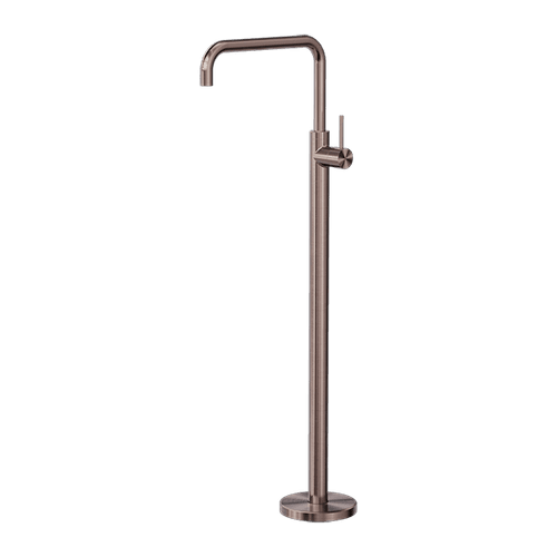 Mecca Freestanding Bath Mixer Square Shape Brushed Bronze