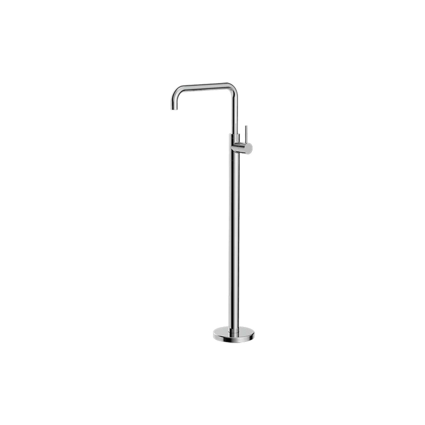 Mecca Freestanding Bath Mixer Square Shape Chrome