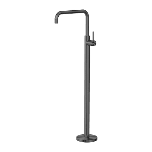 Mecca Freestanding Bath Mixer Square Shape Gun Metal