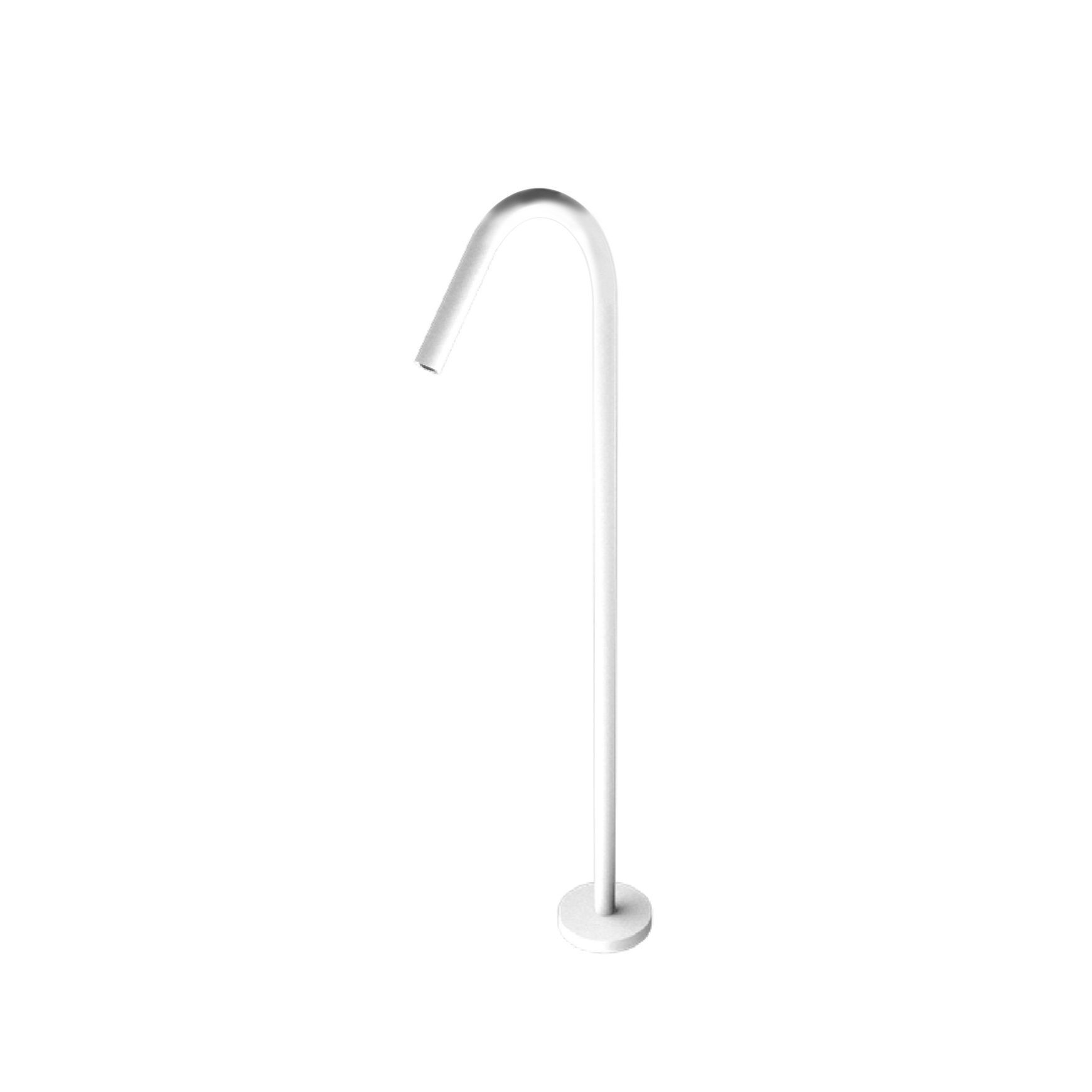 Mecca Freestanding Bath Spout Only Matte White