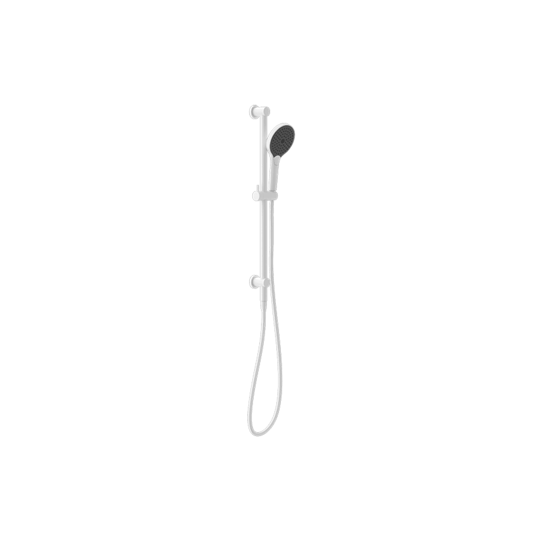 Mecca Shower Rail With Air Shower II Matte White