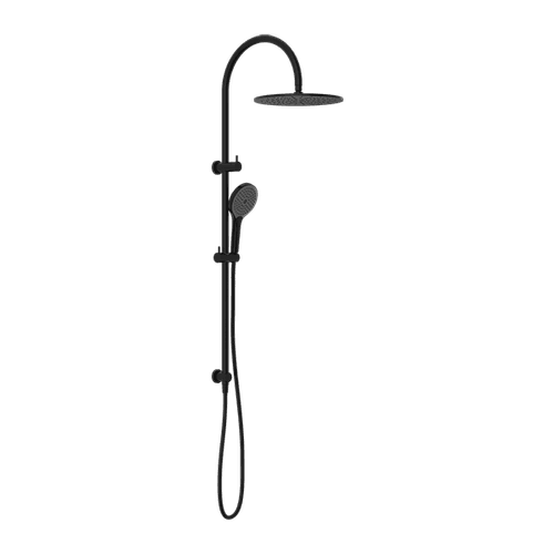Mecca Twin Shower With Air Shower II Matte Black