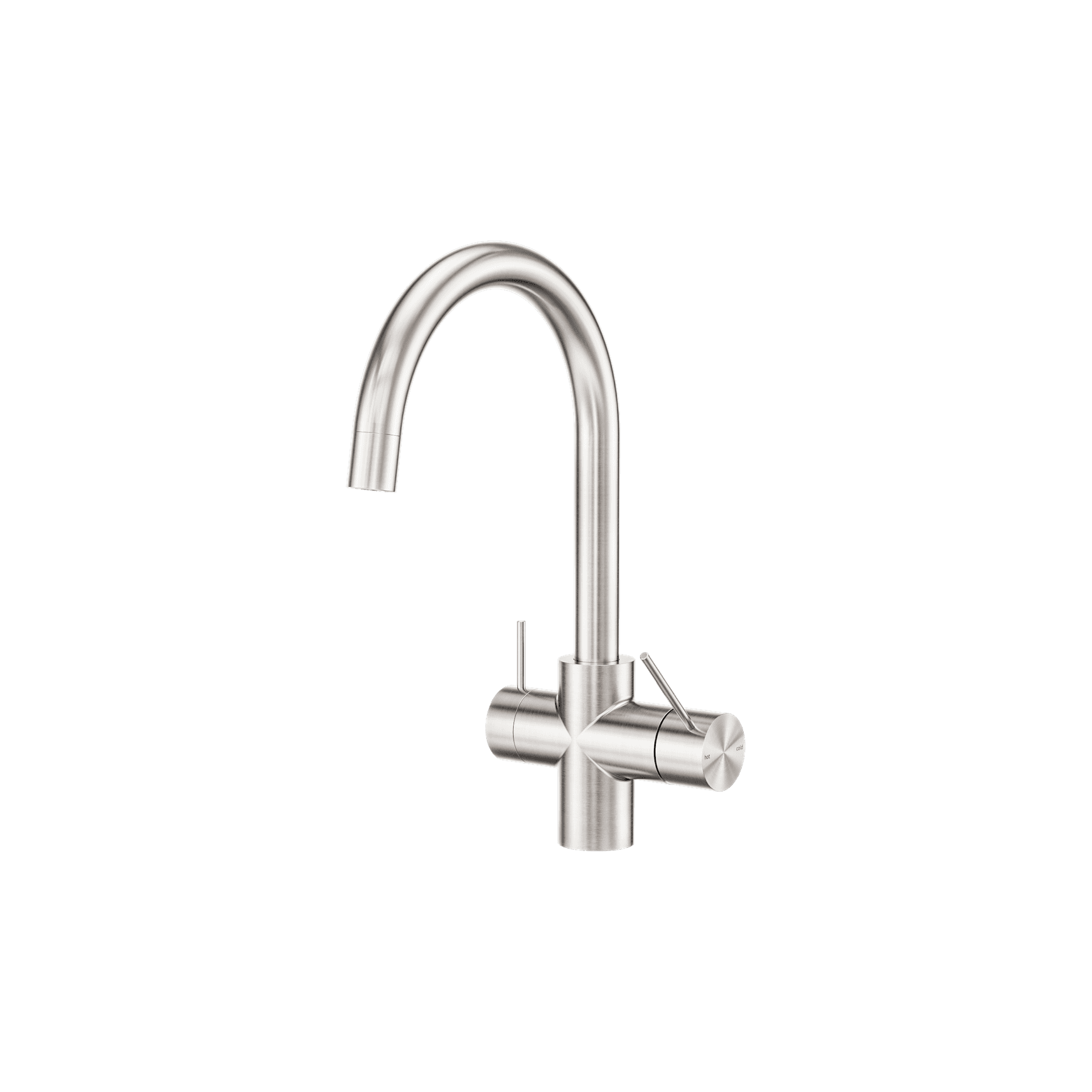 Mecca 3 Way Filtered Mixer Tap Brushed Nickel