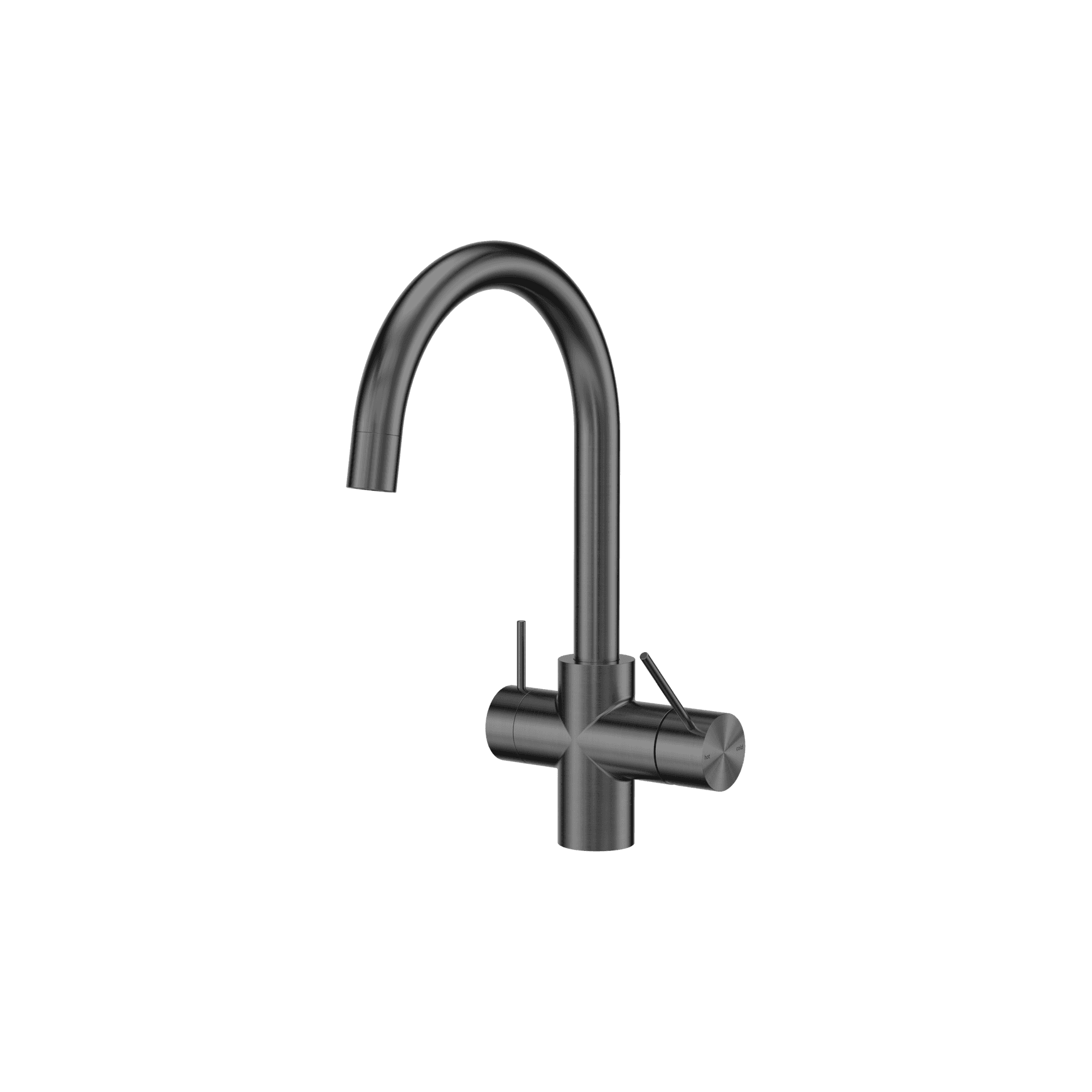 Mecca 3 Way Filtered Mixer Tap Gun Metal