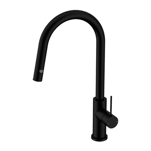 Mecca Pull Out Sink Mixer With Vegie Spray Function Matte Black