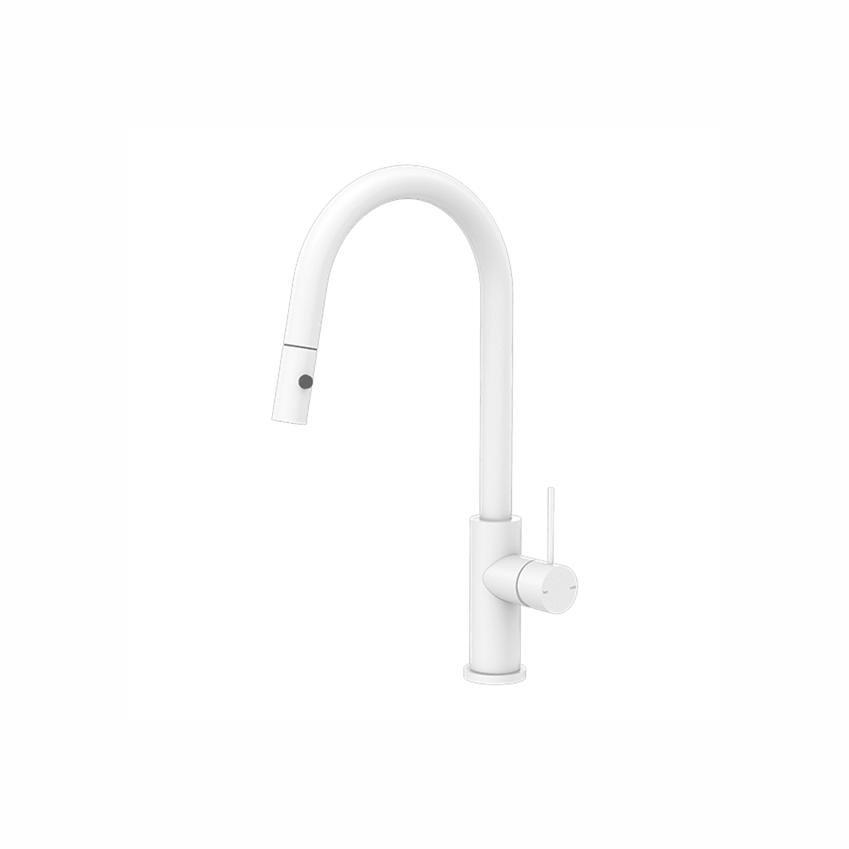 Mecca Pull Out Sink Mixer With Vegie Spray Function Matte White