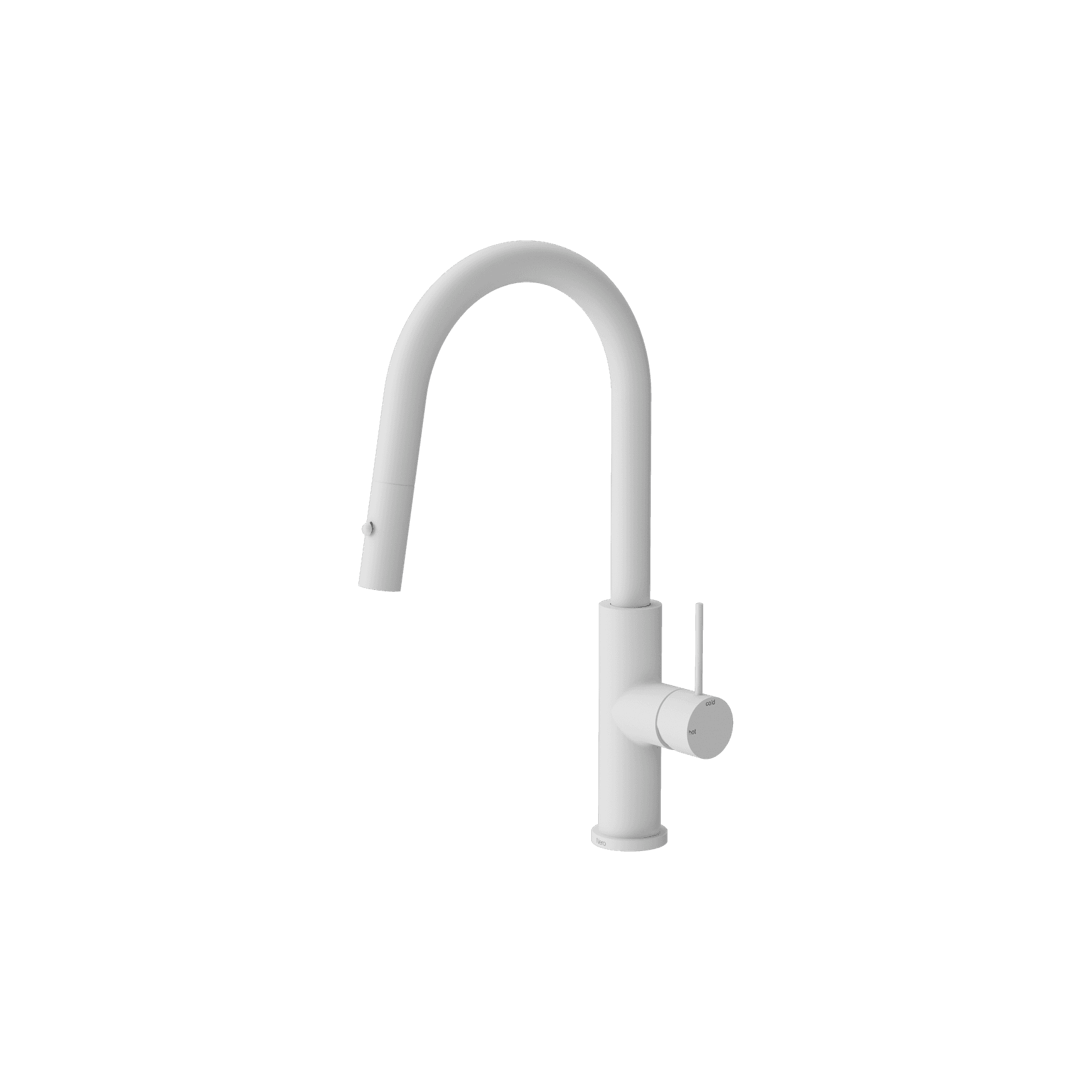 Mecca Smart Sensor Pull Out Kitchen Mixer Matte white