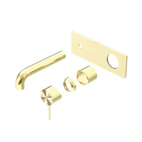 Mecca Wall Basin/Bath Mixer 260mm Trim Kits Only Brushed Gold