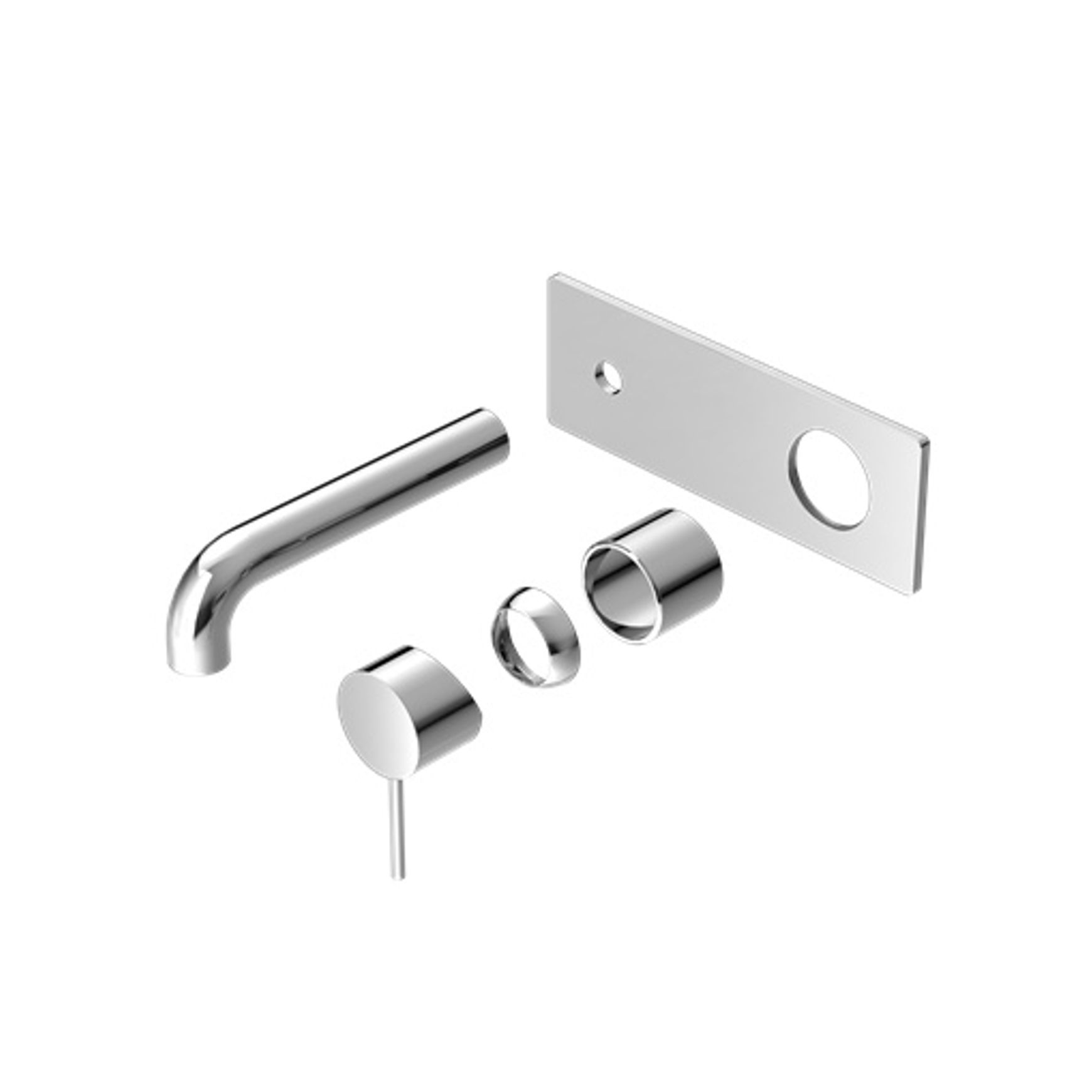 Mecca Wall Basin/Bath Mixer 160mm Trim Kits Only Chrome