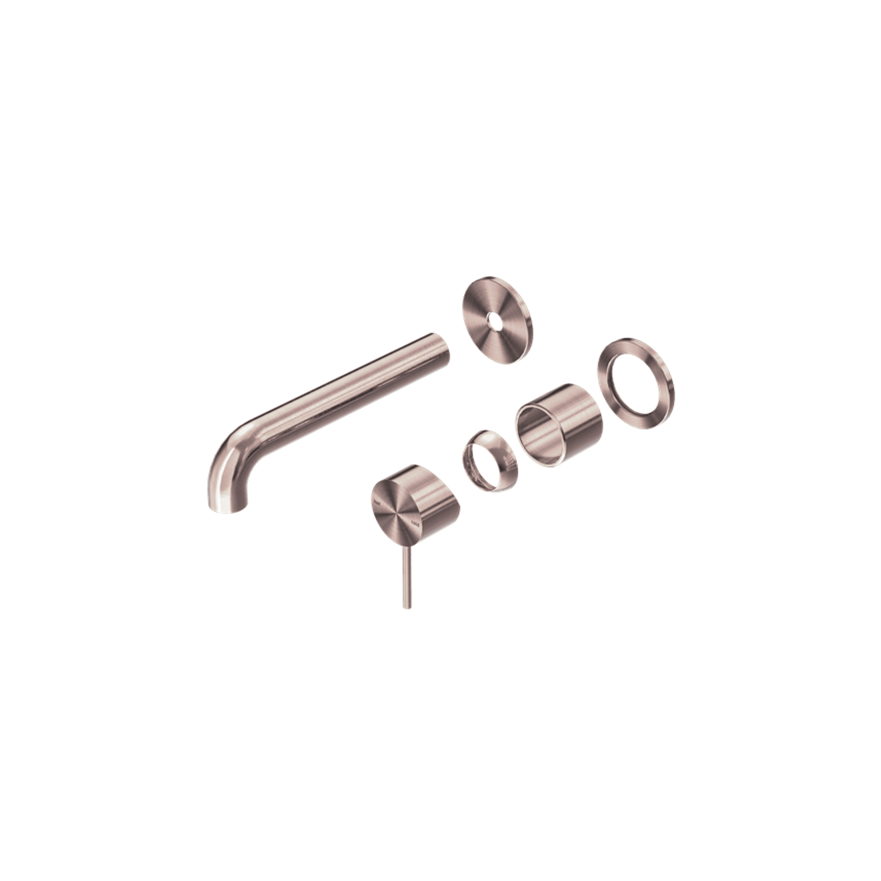 Mecca Wall Basin/Bath Mixer Separate Back Plate 160mm Trim Kits Only Brushed Bronze