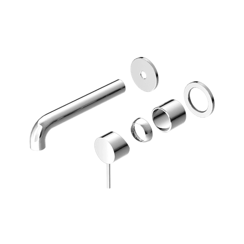 Mecca Wall Basin/Bath Mixer Separate Back Plate 260mm Trim Kits Only Chrome