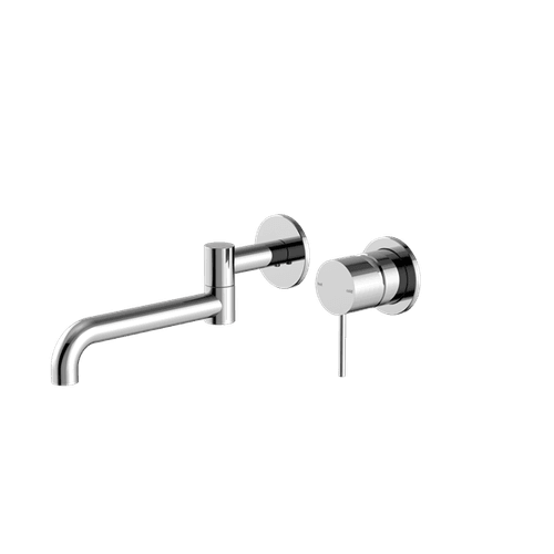 Mecca Wall Basin/Bath Mixer Swivel Spout 225mm Chrome