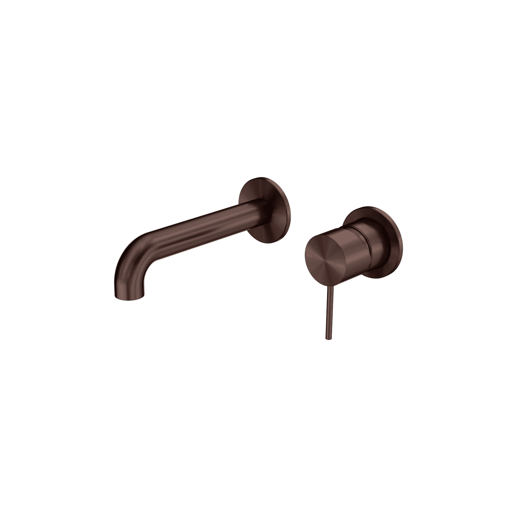 Mecca Wall Basin/Bath Mixer Separate Back Plate 160mm Rome Bronze