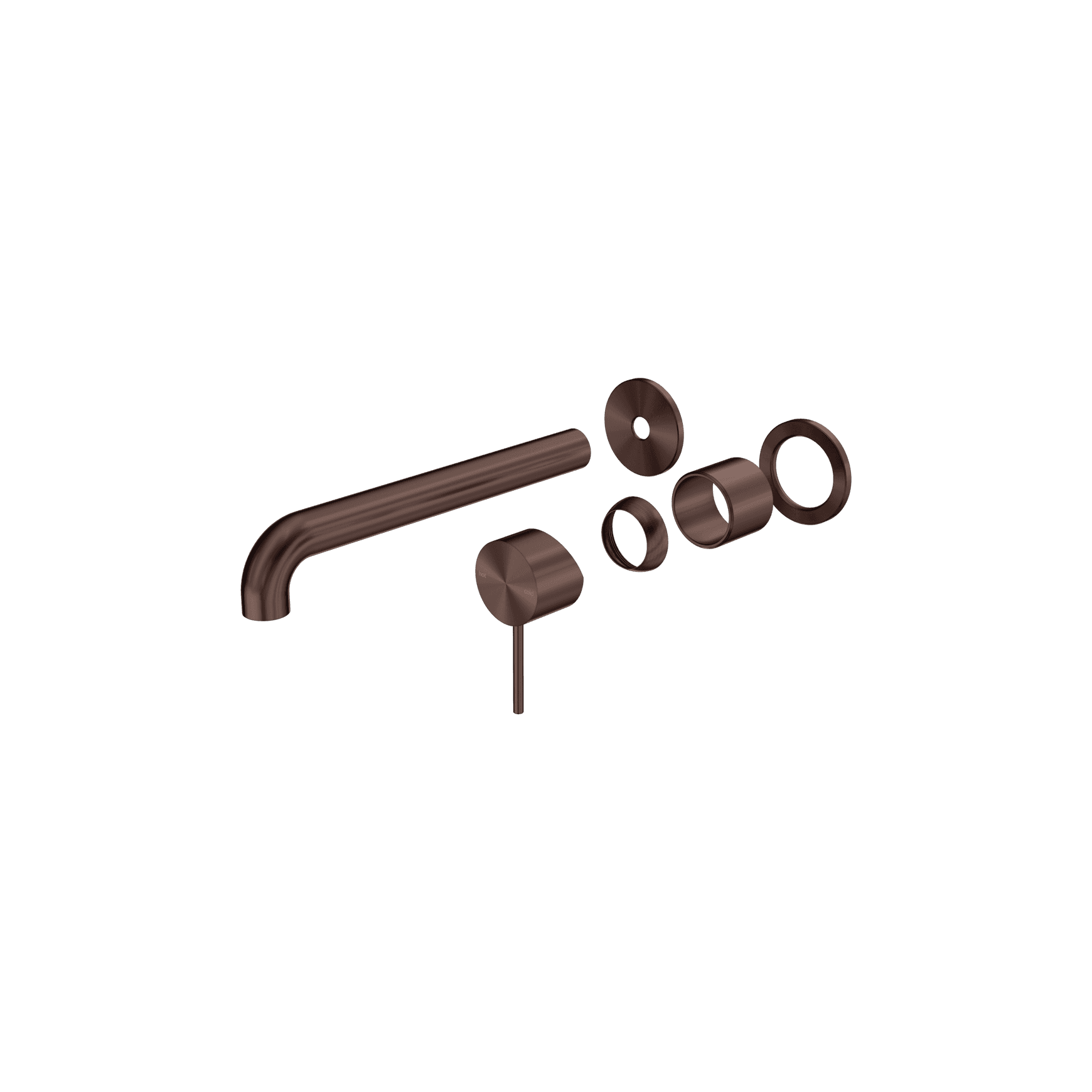 Mecca Wall Basin/Bath Mixer Separate Back Plate 230mm Trim Kit Only Rome Bronze