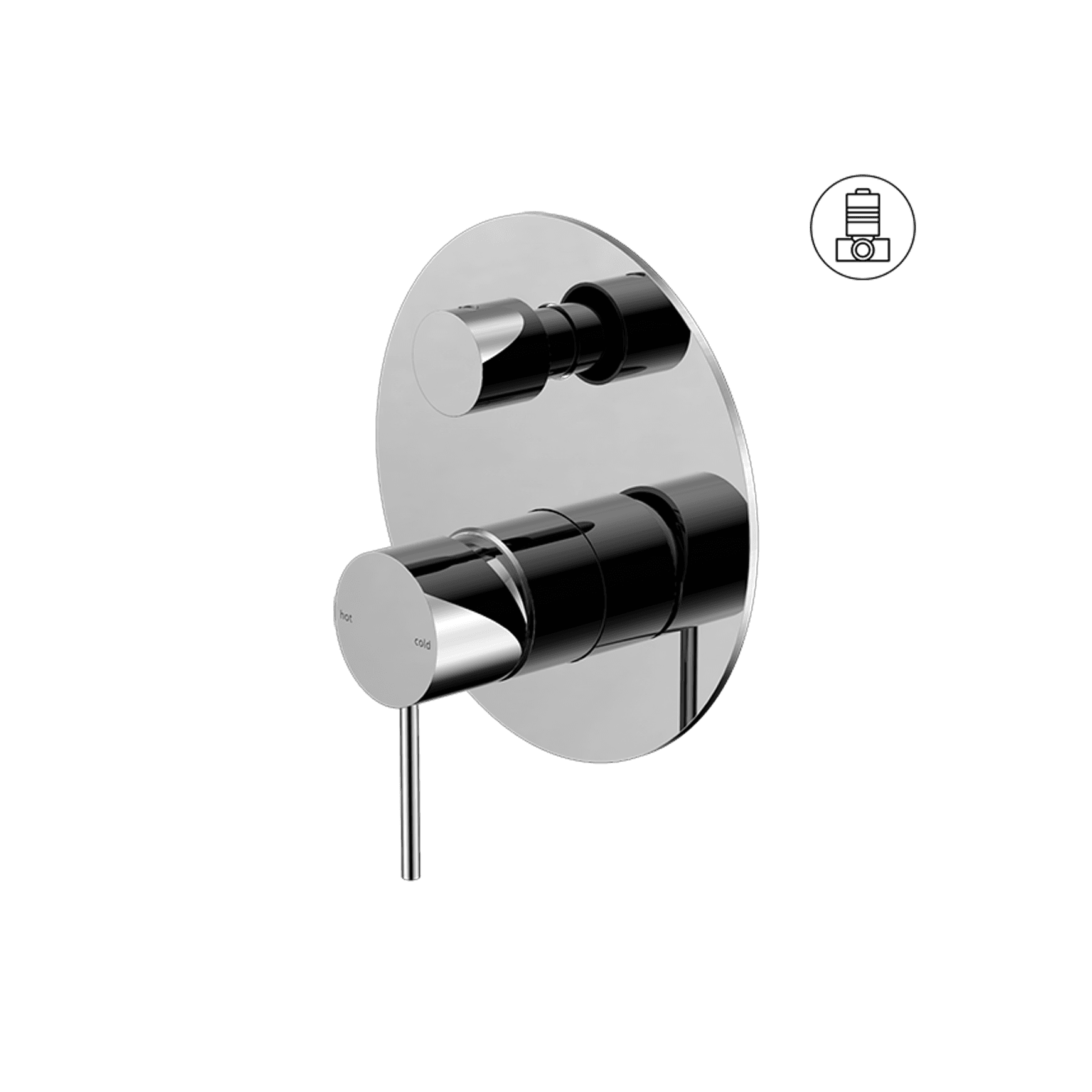 Mecca Shower Mixer With Divertor Chrome