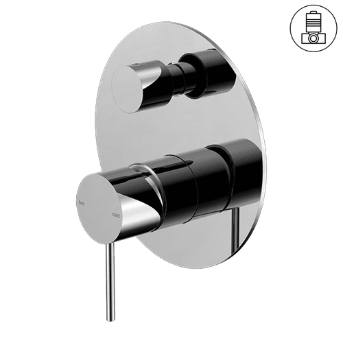 Mecca Shower Mixer With Divertor Chrome